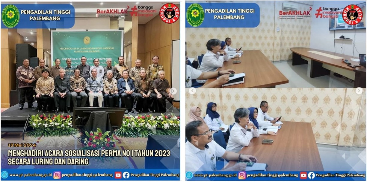 Ketua Pengadilan Tinggi Palembang Dan Hakim Tinggi Pengadilan Tinggi