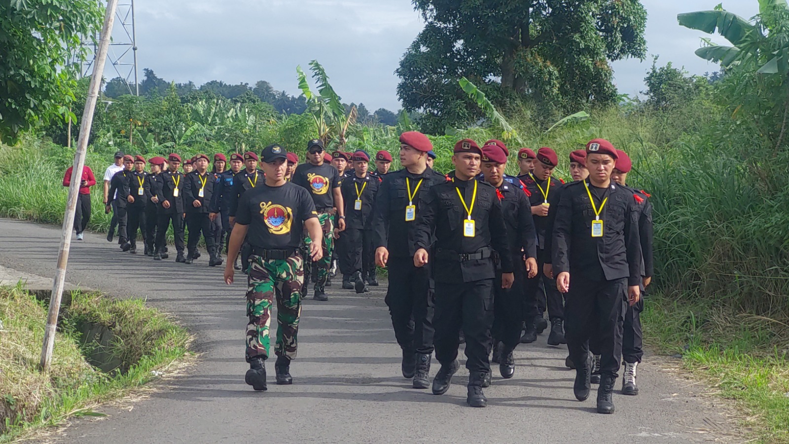 Wujud Kepedulian Peserta Kesamaptaan Akt X Badiklat Kumham Sulut