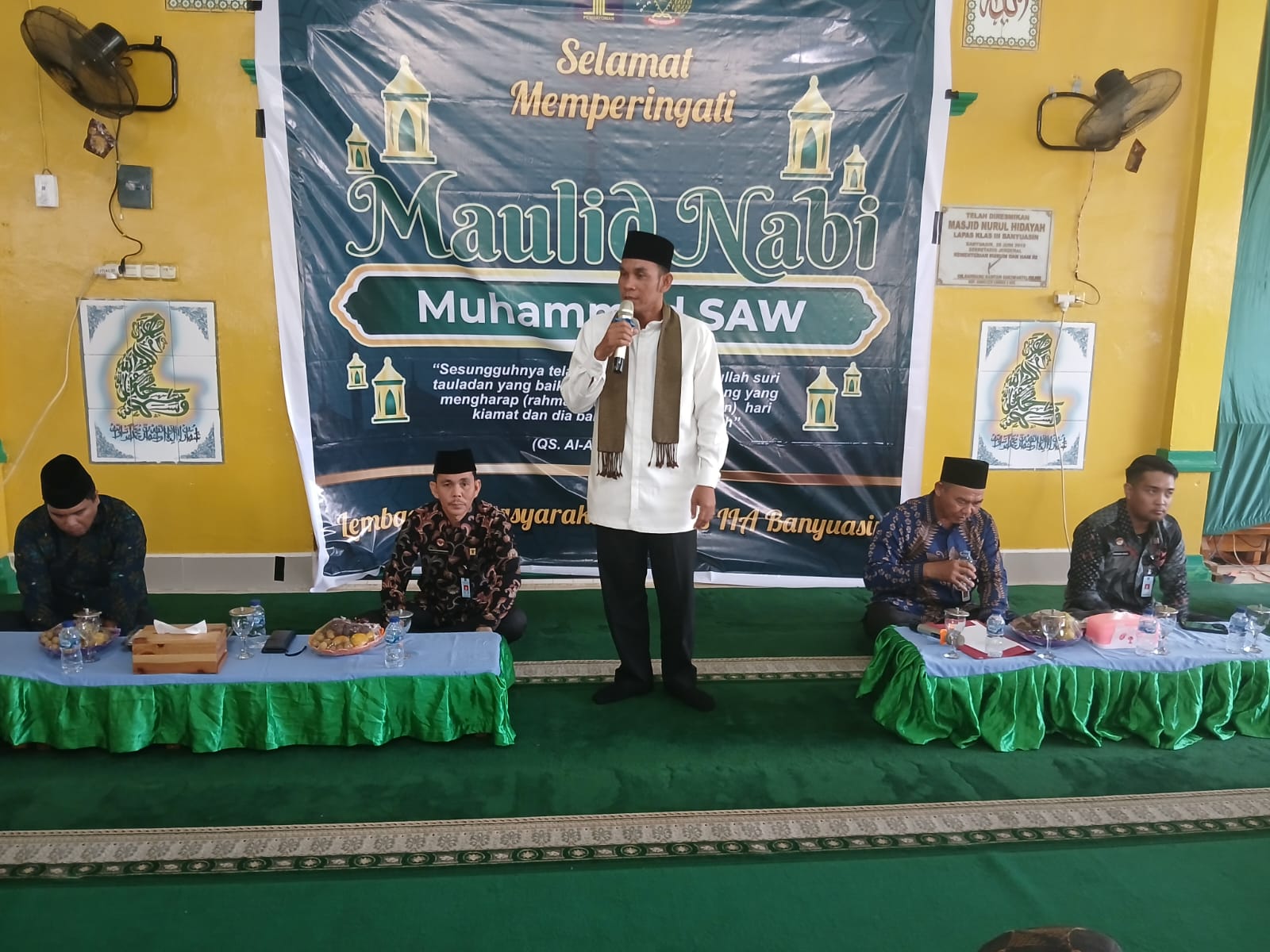 Lapas Banyuasin Gelar Acara Peringatan Maulid Nabi Muhammad Saw H