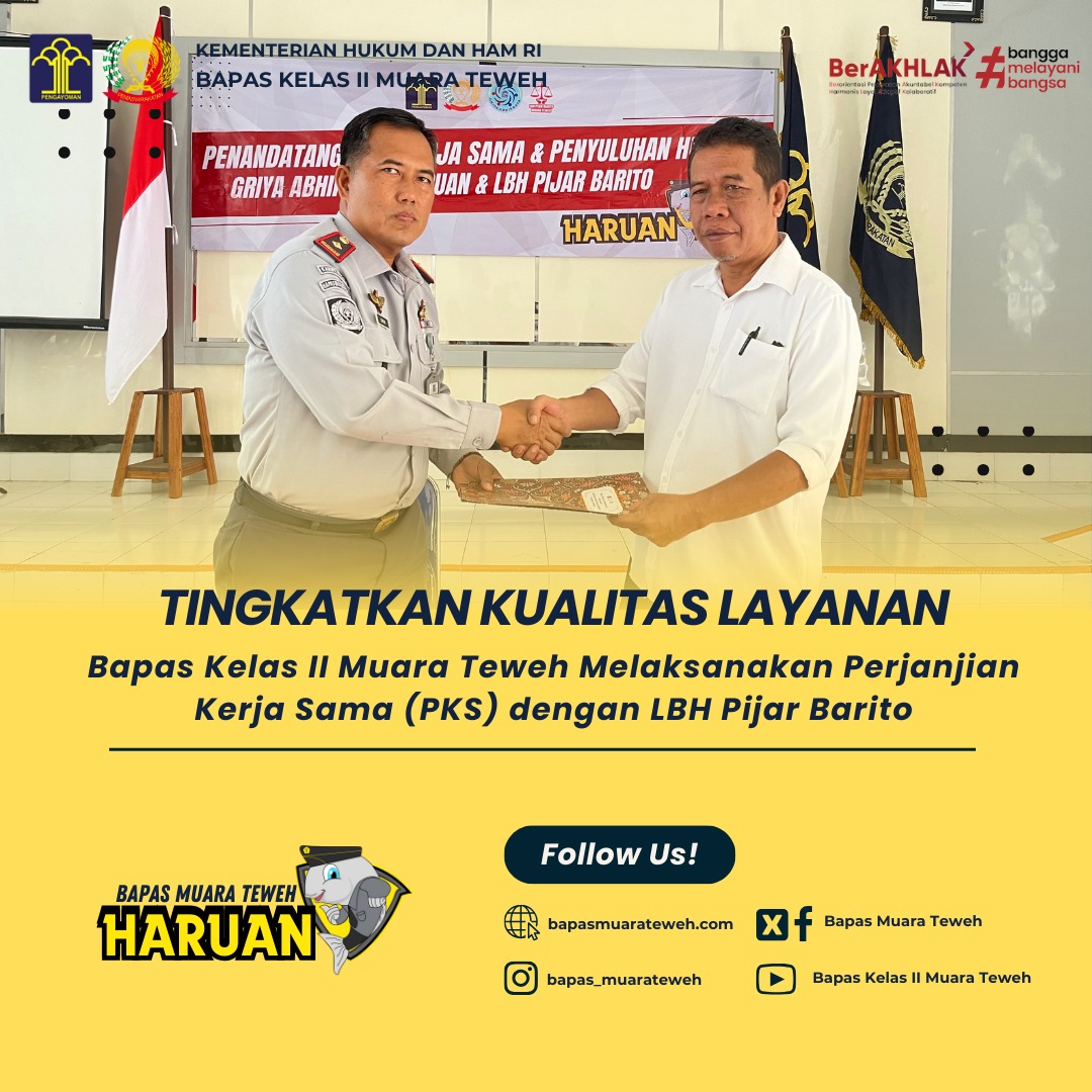 Tingkatkan Kualitas Layanan, Bapas Kelas II Muara Teweh Melaksanakan ...