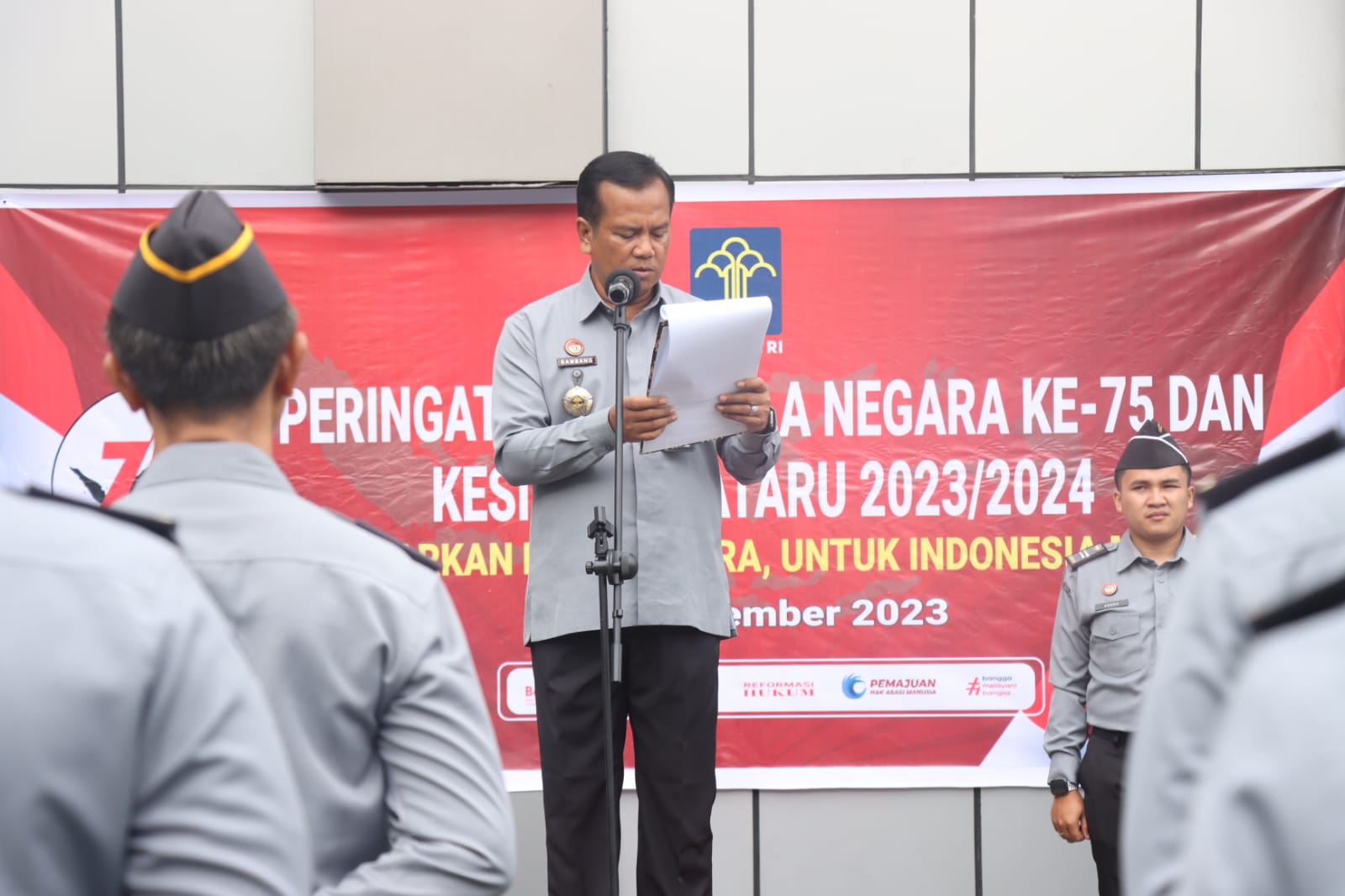 Peringati Hari Bela Negara, Kemenkumham Sumsel Gelar Upacara* - KANWIL ...