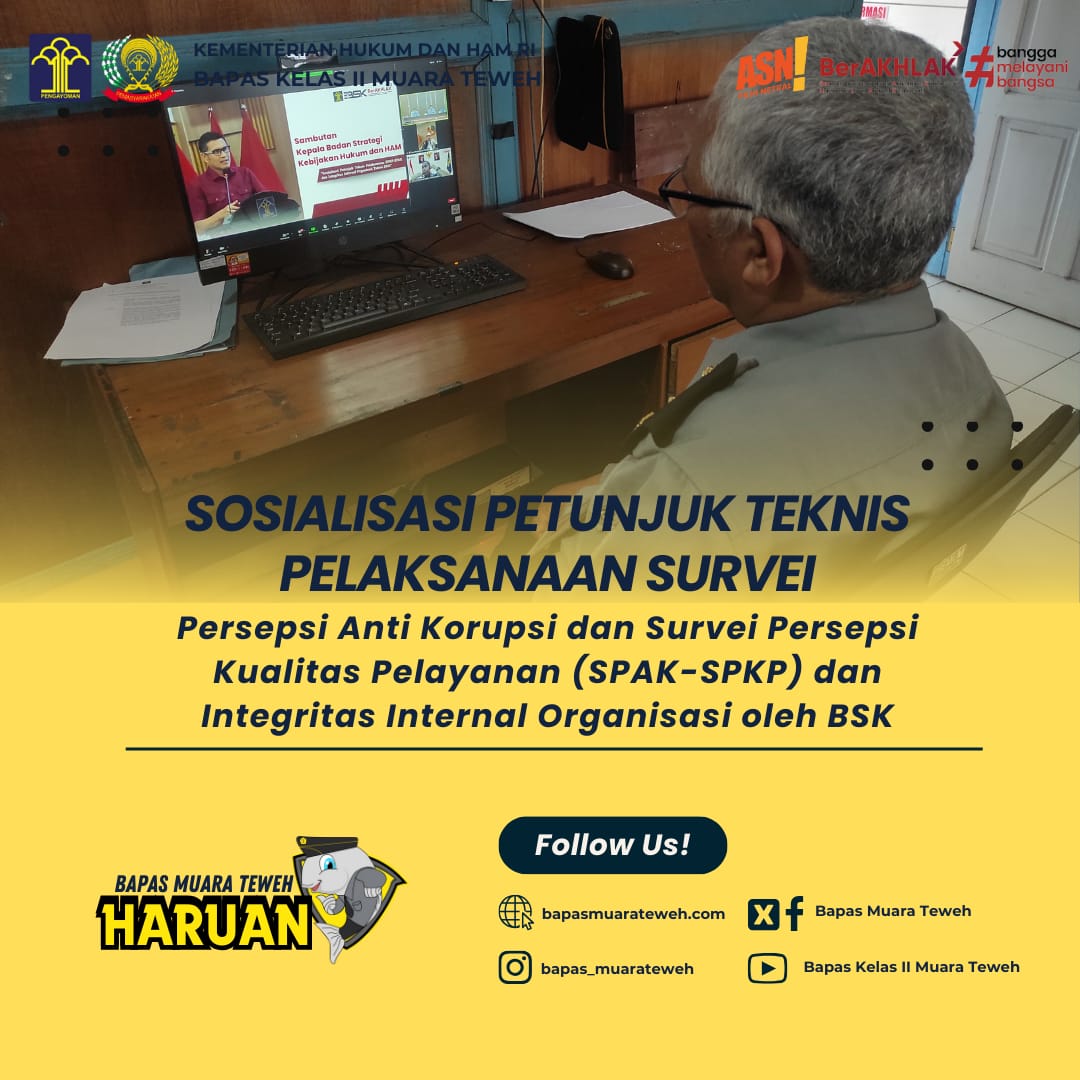 Sosialisasi Petunjuk Teknis Pelaksanaan Survei Persepsi Anti Korupsi ...