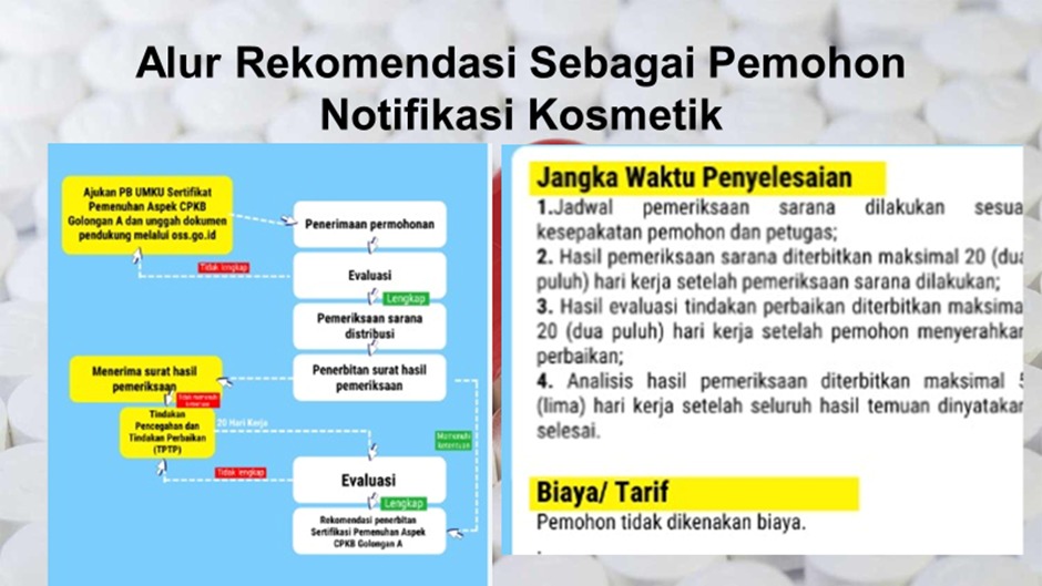 Penerbitan Rekomendasi Sebagai Pemohon Notifikasi Kosmetika - Balai ...