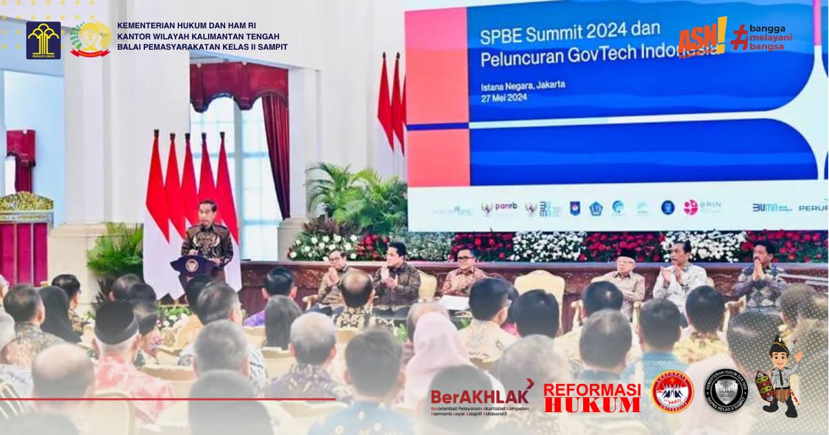 Terbaik Dalam Penerapan Spbe Kemenkumham Kali Kedua Raih Penghargaan