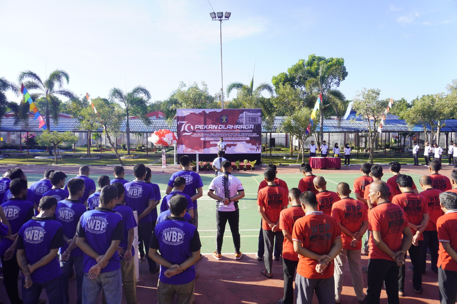 Meriahkan Hari Kemerdekaan Dan Pengayoman Kemenkumham Ke Lapas